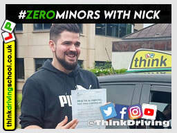 Passed with think driving school June 2021 and left this 5 star review