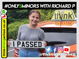 Passed with think driving school June 2021 and left this 5 star review