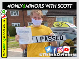 Passed with think driving school June 2021 and left this 5 star review