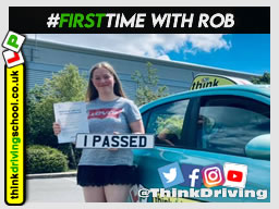 Passed with think driving school June 2021 and left this 5 star review