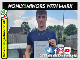 Passed with think driving school July 2021 and left this 5 star review
