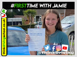 Passed with think driving school July 2021 and left this 5 star review