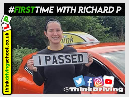 Passed with think driving school July 2021 and left this 5 star review