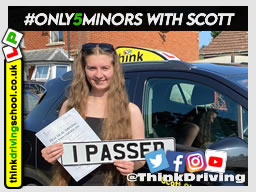 Passed with think driving school July 2021 and left this 5 star review