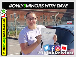 Passed with think driving school July 2021 and left this 5 star review