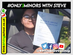 Passed with think driving school July 2021 and left this 5 star review