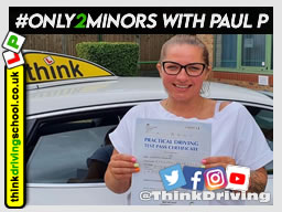 Passed with think driving school August 2021 and left this 5 star review