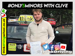 Passed with think driving school August 2021 and left this 5 star review
