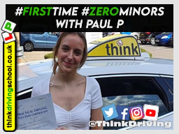 Passed with think driving school August 2021 and left this 5 star review
