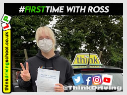 Passed with think driving school August 2021 and left this 5 star review