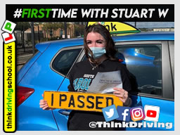 Passed with think driving school September 2021 and left this 5 star review