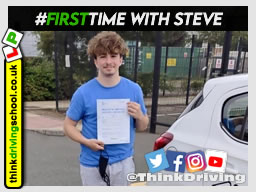 Passed with think driving school September 2021 and left this 5 star review
