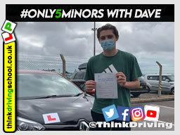 Passed with think driving school September 2021 and left this 5 star review