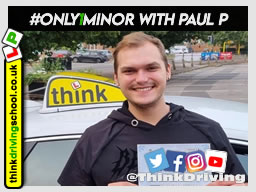 Passed with think driving school September 2021 and left this 5 star review