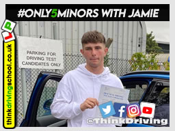 Passed with think driving school September 2021 and left this 5 star review
