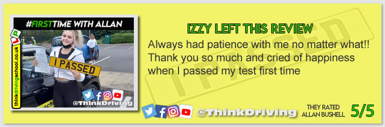 Harry Parsonage Wrote this awesome review of allan bushell driving instructor from Sandhurst & Camberley
