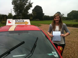 rachel petersfield happy with think driving school
