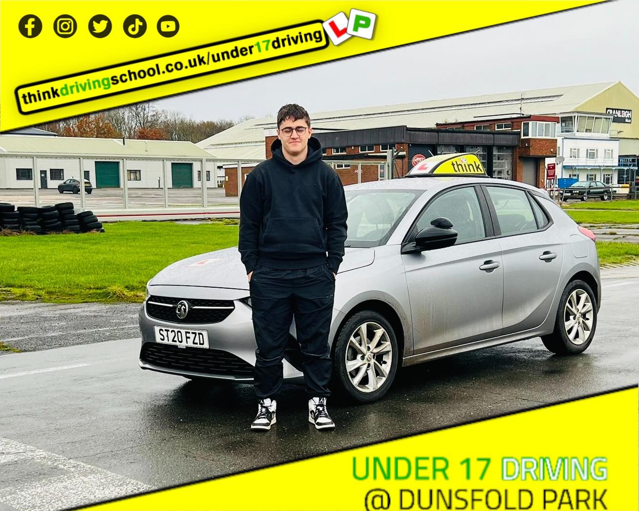 Driving School Hampshire pass Photo Passed with think driving school November 2023 and left this 5 star review