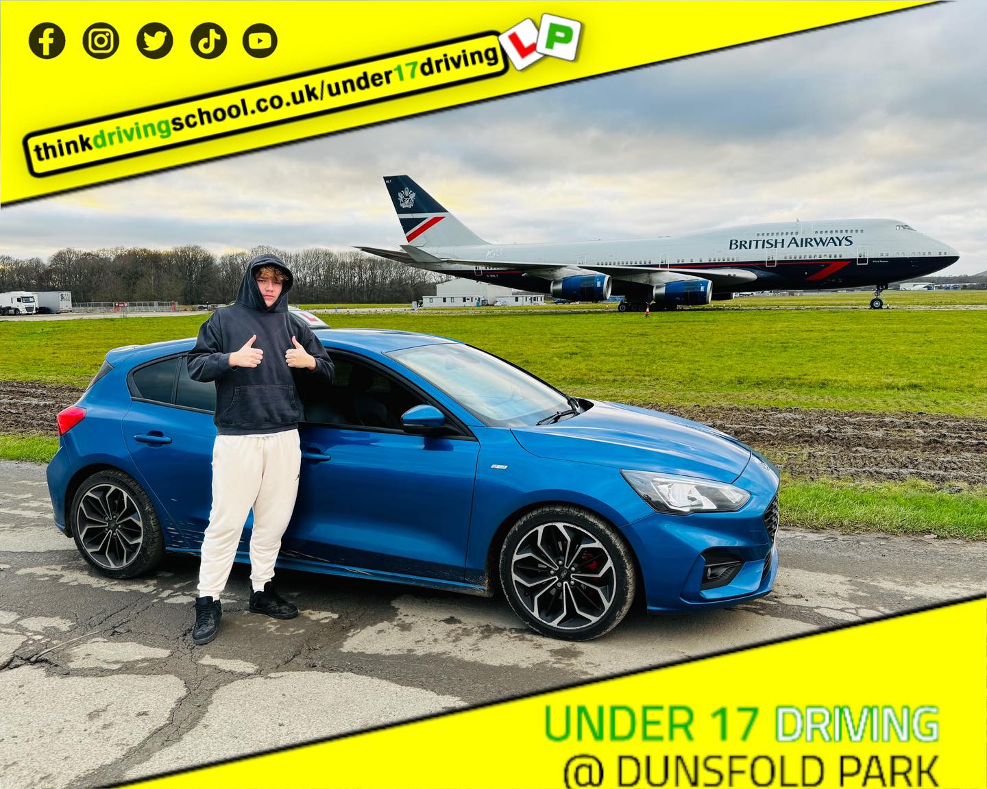 under 17 driving experiece at dunsfold park 2024