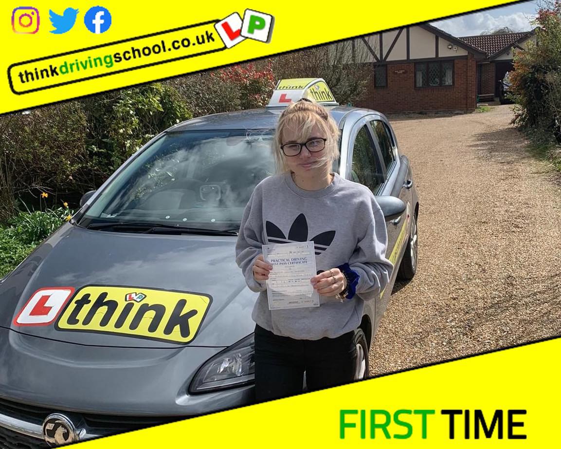 Passed with think driving school April 2022 and left this 5 star review