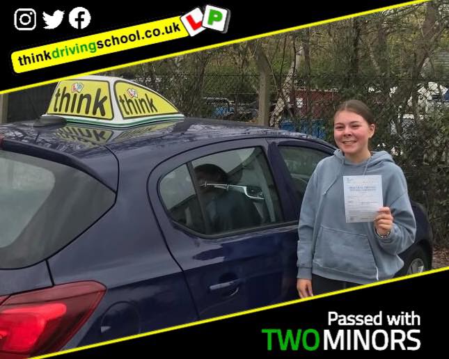 Passed with think driving school April 2022 and left this 5 star review