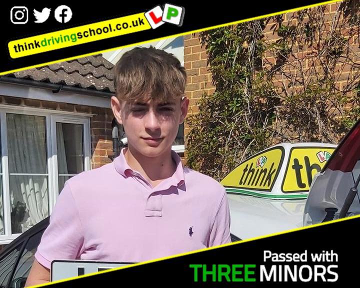 Passed with think driving school April 2022 and left this 5 star review