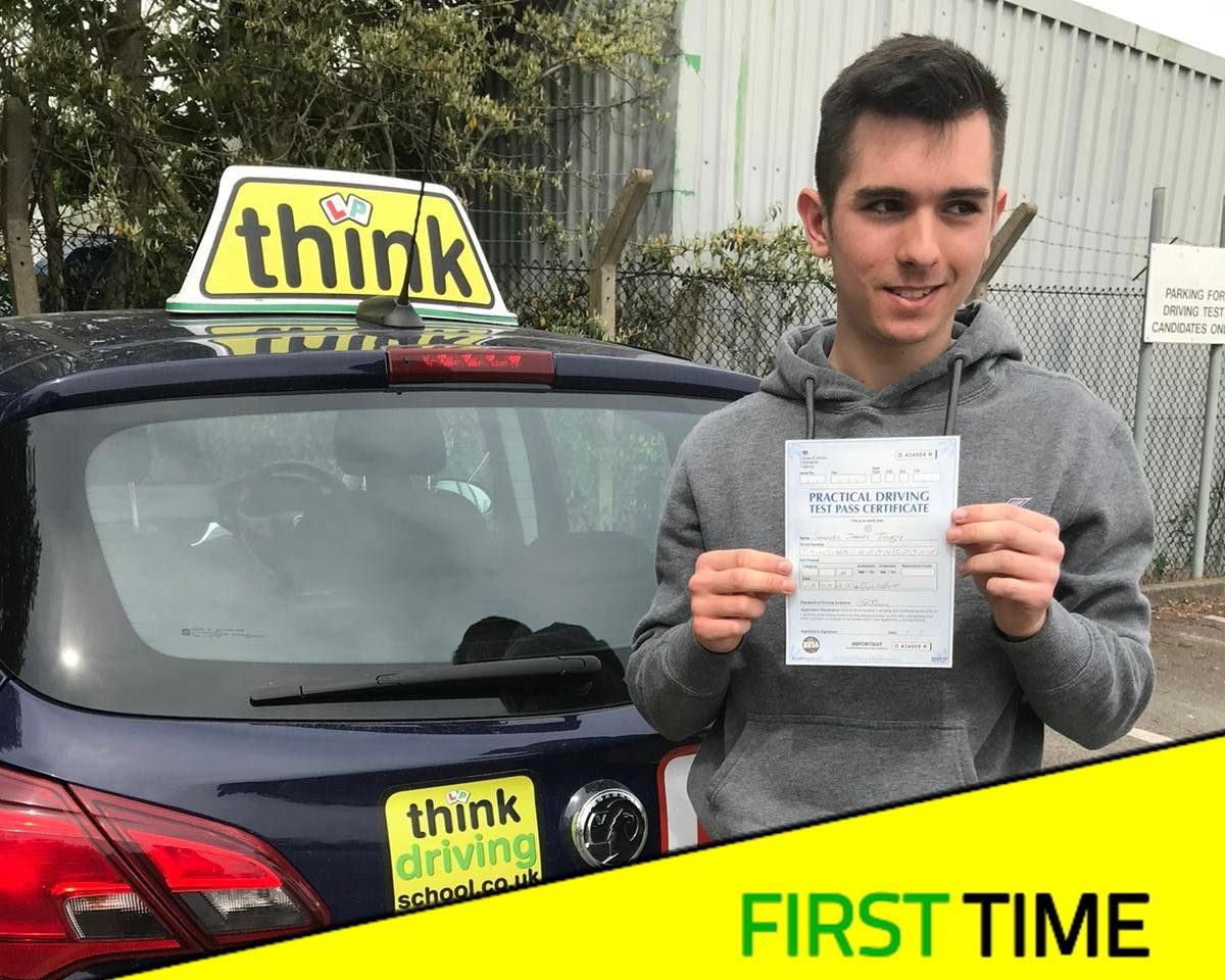 Passed with think driving school April 2022 and left this 5 star review