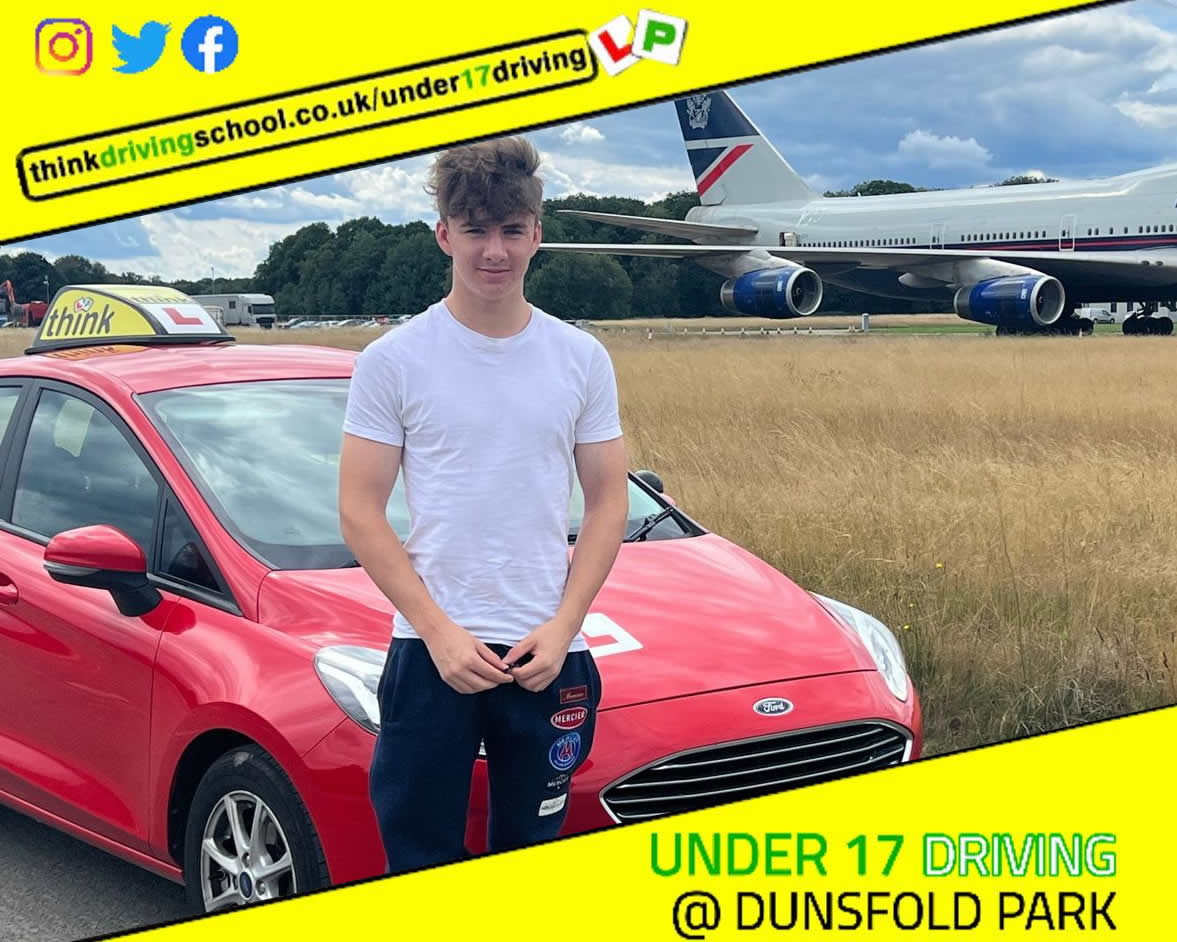Driving School Hampshire pass Photo Passed with think driving school August 2023 and left this 5 star review