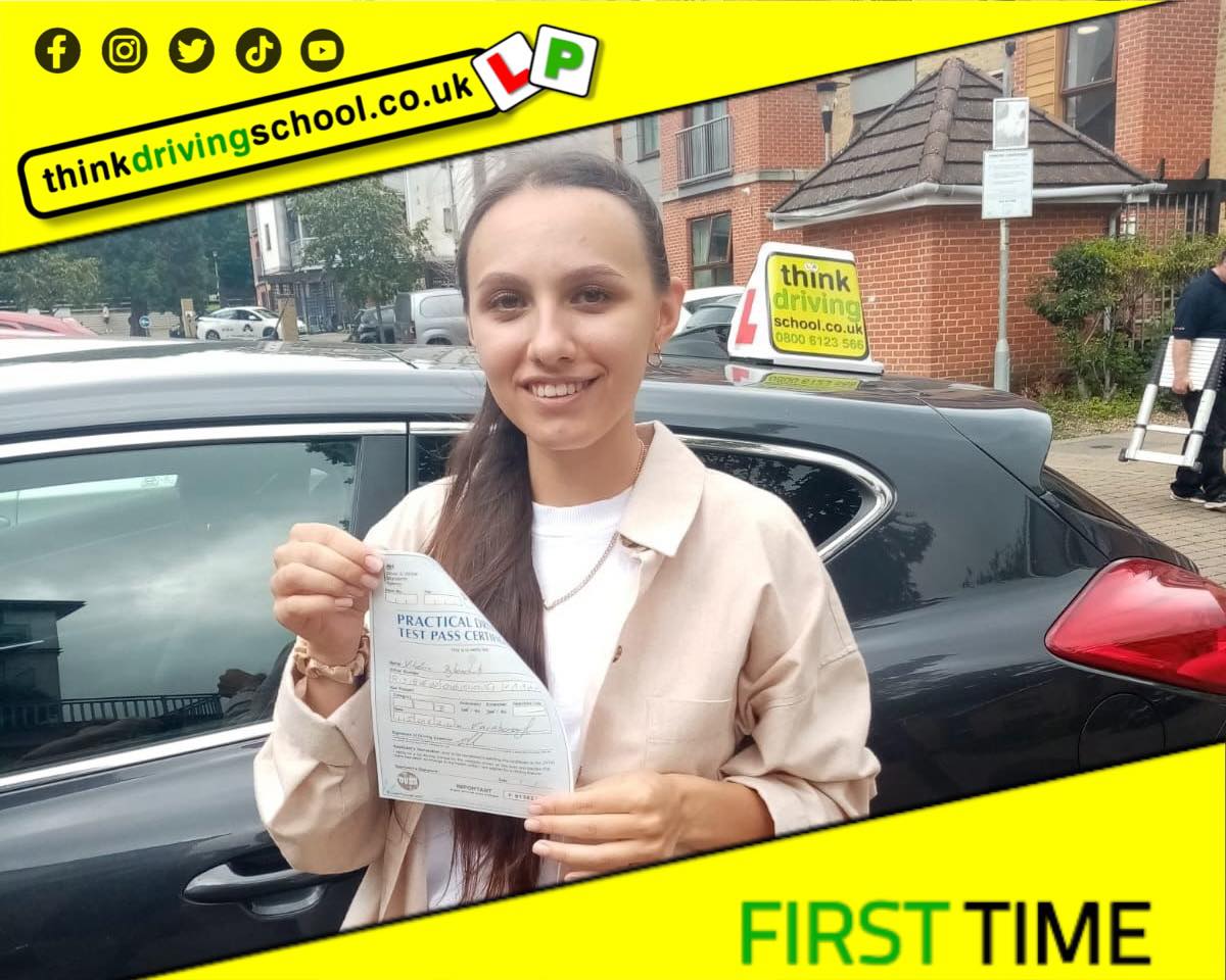 Passed with think driving school August 2024 and left this 5 star review