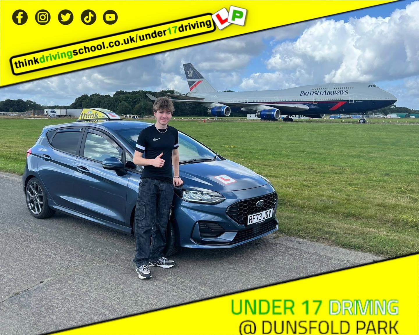 under 17 driving experiece at dunsfold park 2024