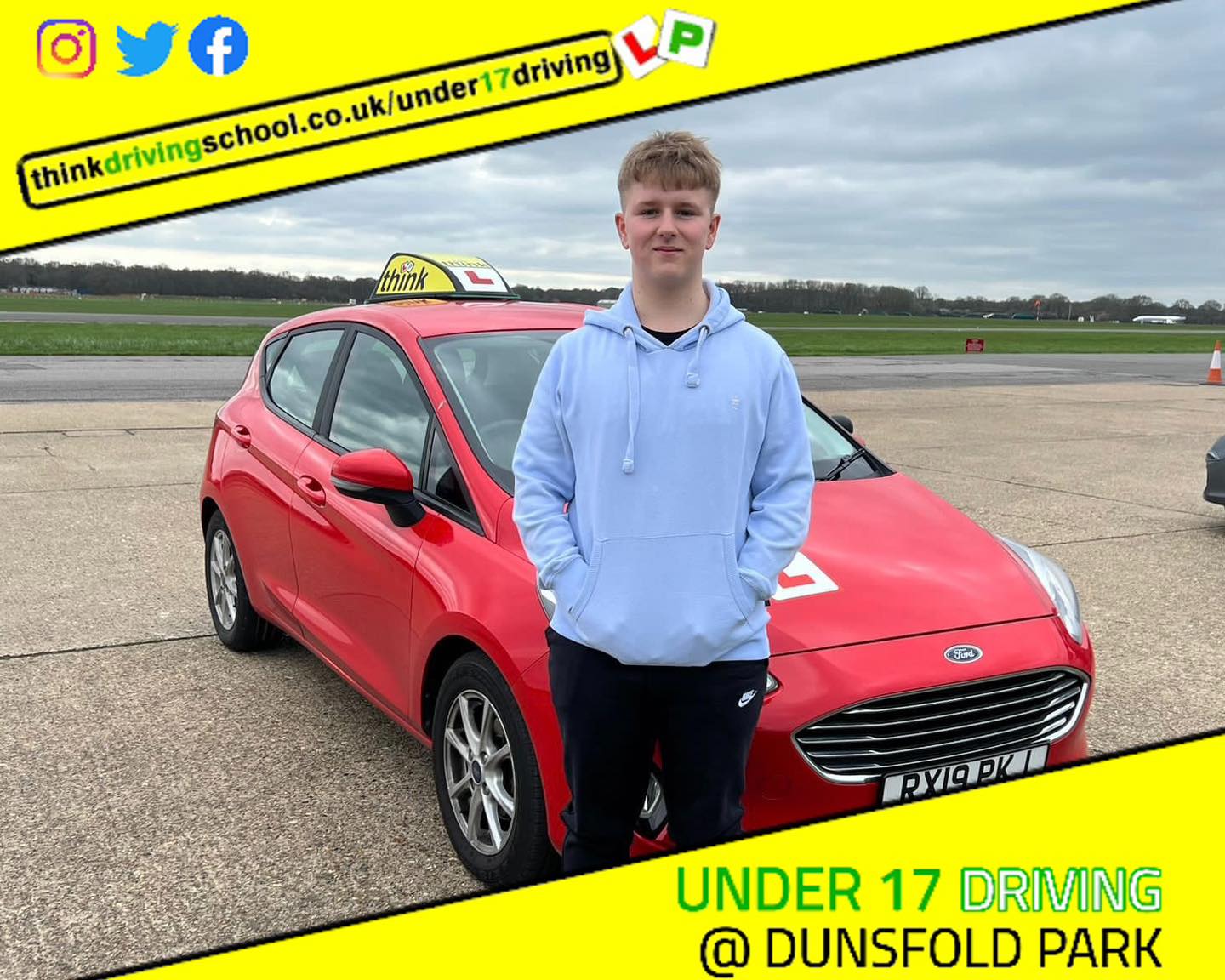 Driving School Hampshire pass Photo Passed with think driving school November 2022 and left this 5 star review