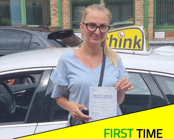Passed with think driving school August 2022 and left this 5 star review