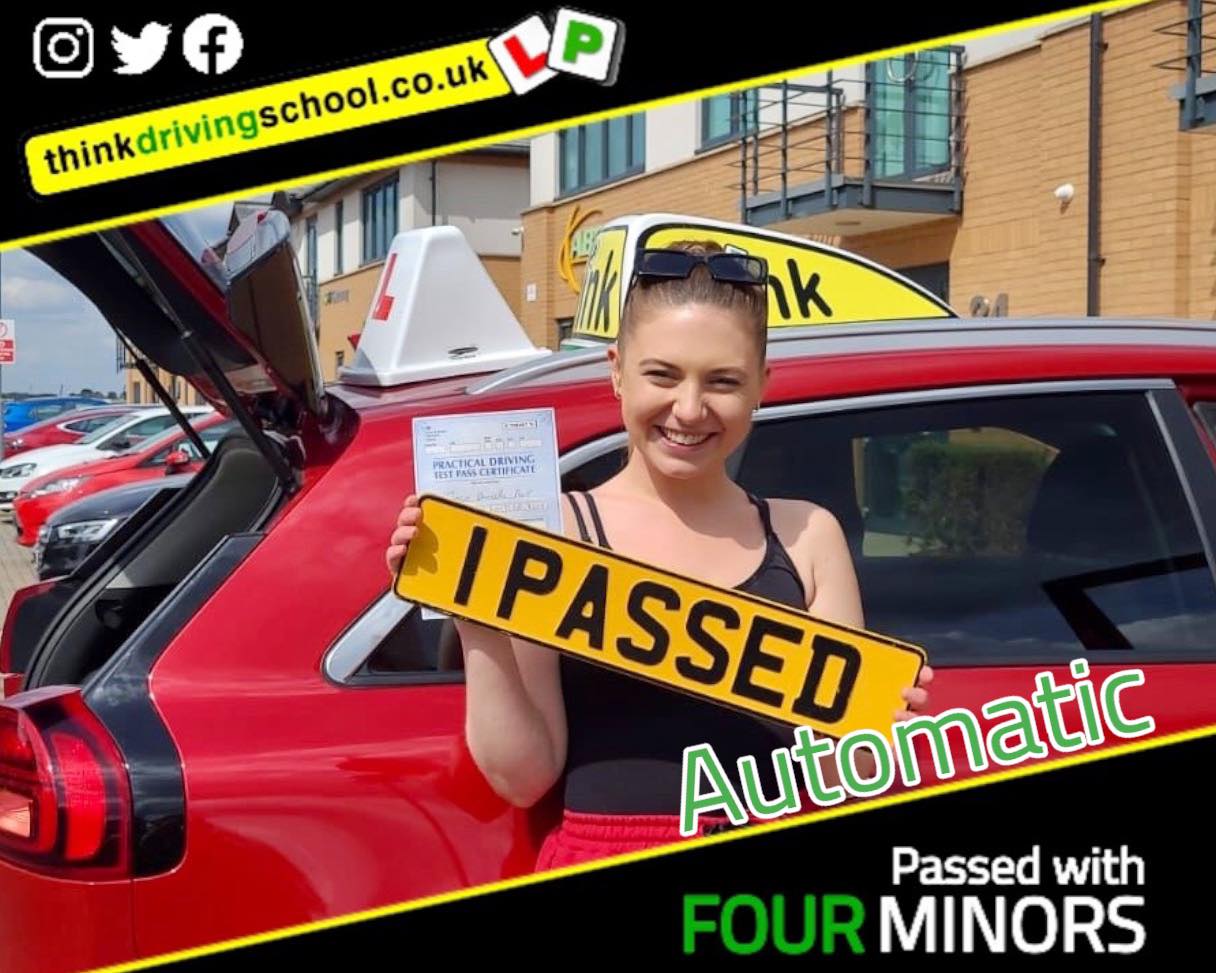Passed with think driving school August 2022 and left this 5 star review