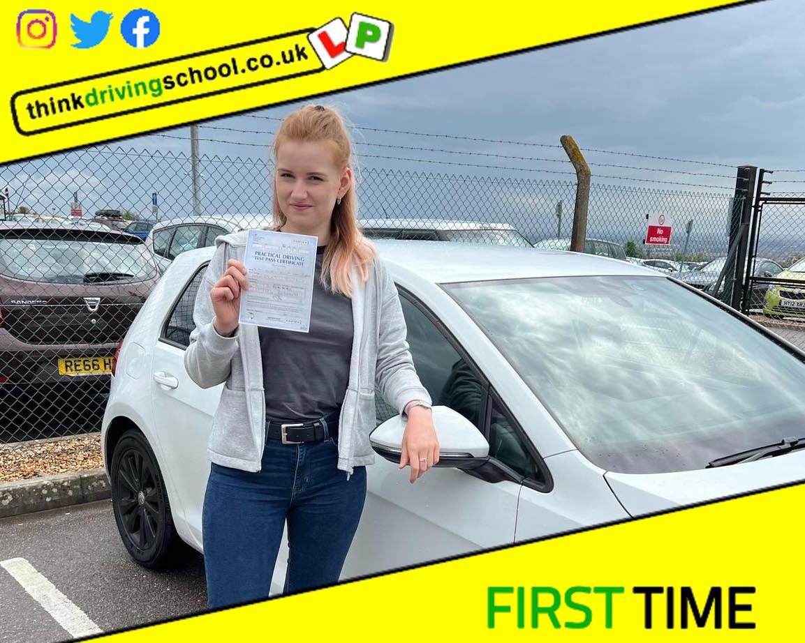 Passed with think driving school August 2022 and left this 5 star review
