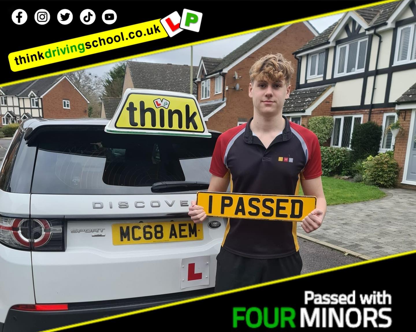 Driving School Godalming Passed with think driving school DECEMBER 2024 and left this 5 star review