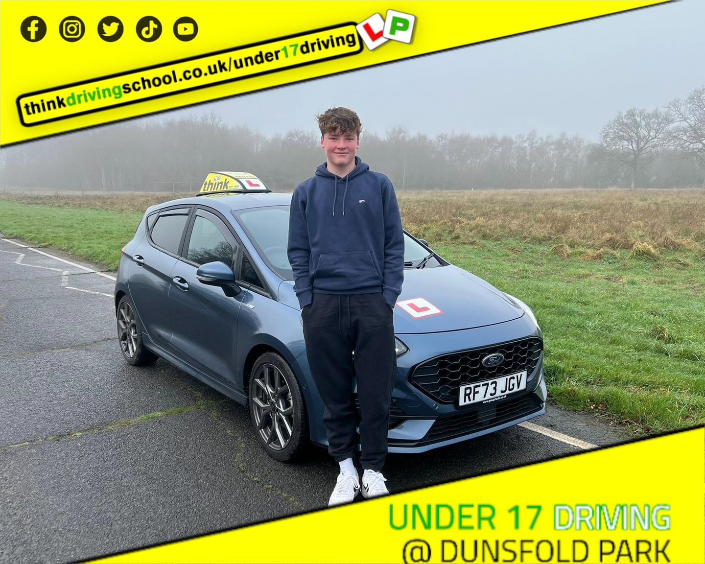Driving School Godalming Passed with think driving school DECEMBER 2024 and left this 5 star review