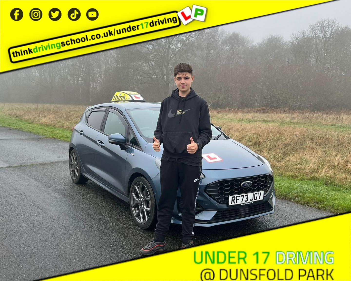 Driving School Godalming Passed with think driving school DECEMBER 2024 and left this 5 star review