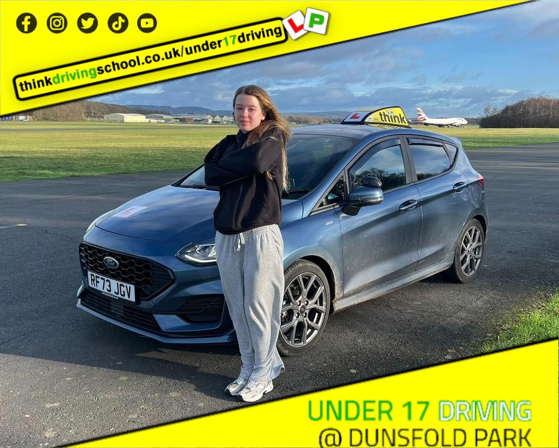 Driving School Godalming Passed with think driving school DECEMBER 2024 and left this 5 star review
