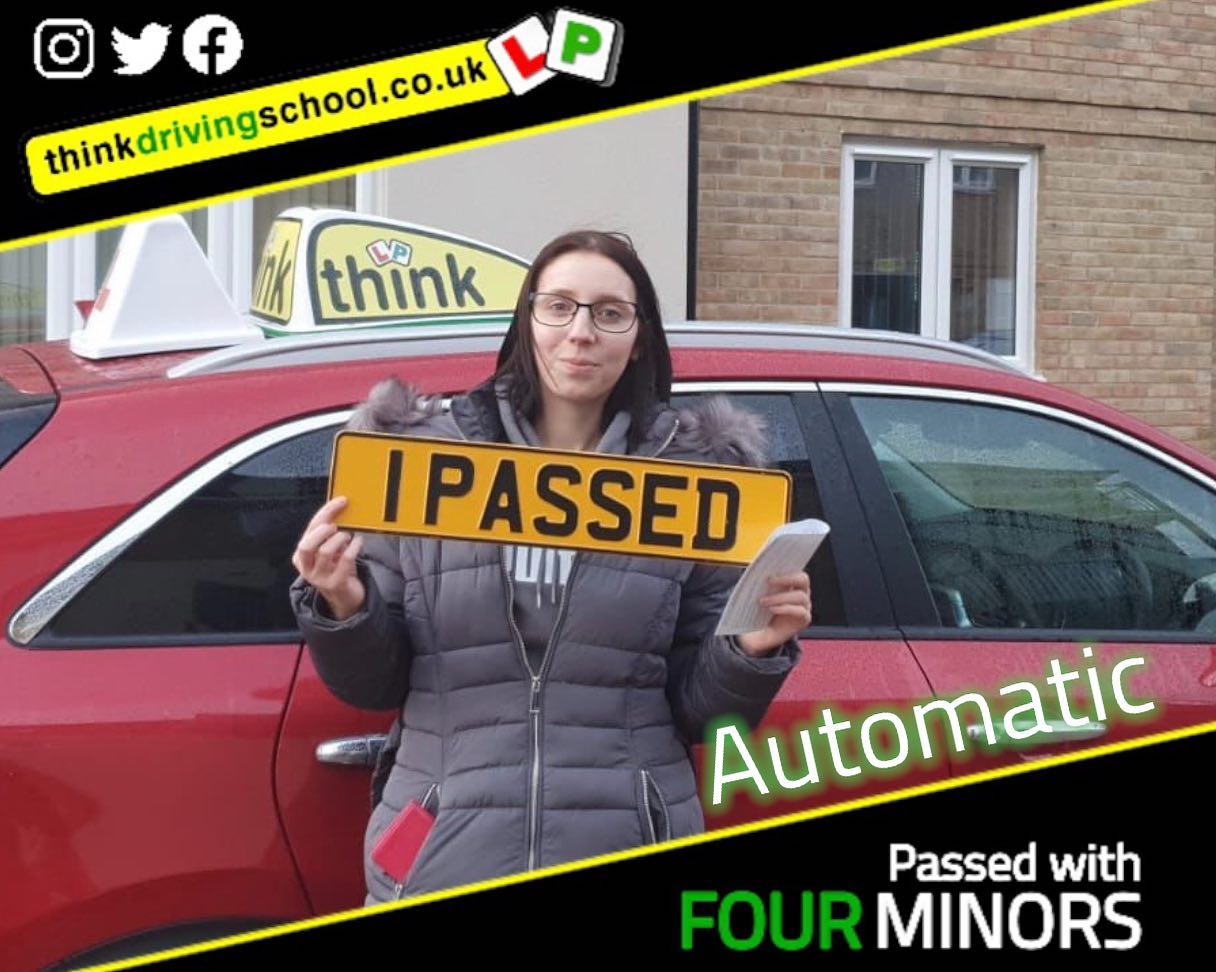 Passed with think driving school December 2021 and left this 5 star review