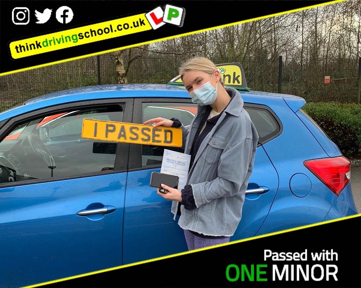 Passed with think driving school December 2021 and left this 5 star review