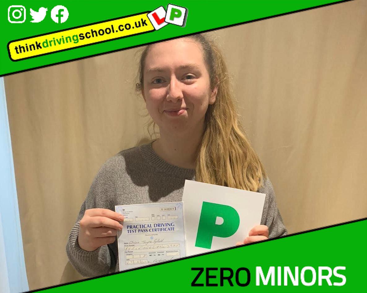 Passed with think driving school December 2021 and left this 5 star review