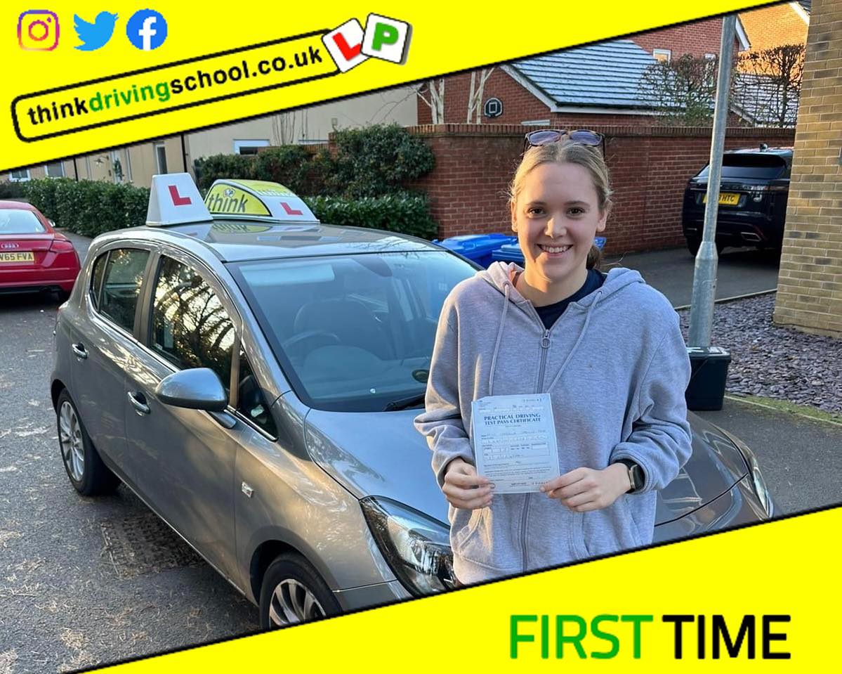 Passed with think driving school November 2022 and left this 5 star review