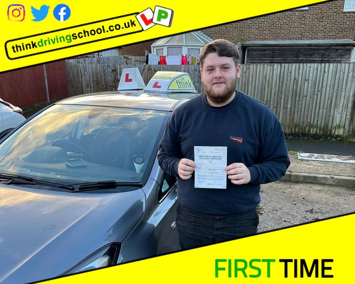 Passed with think driving school November 2022 and left this 5 star review