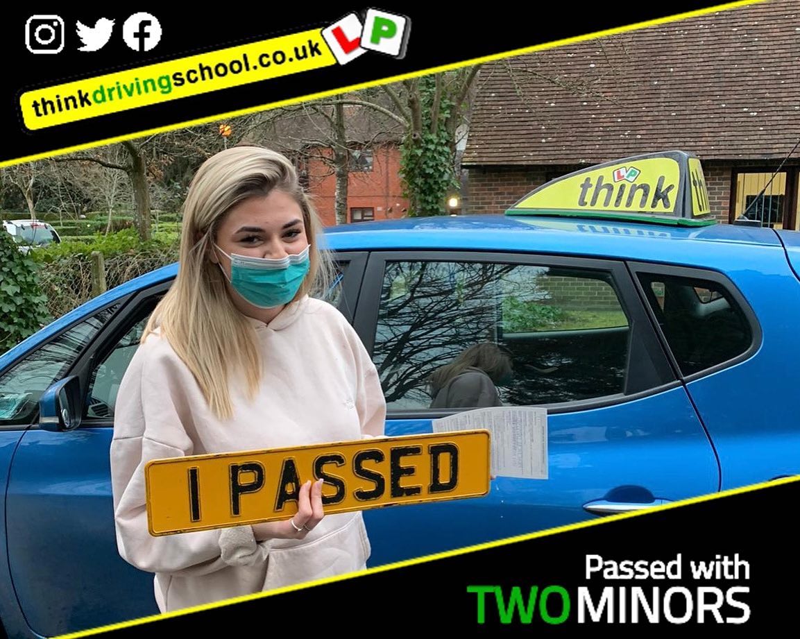 Passed with think driving school February 2022 and left this 5 star review