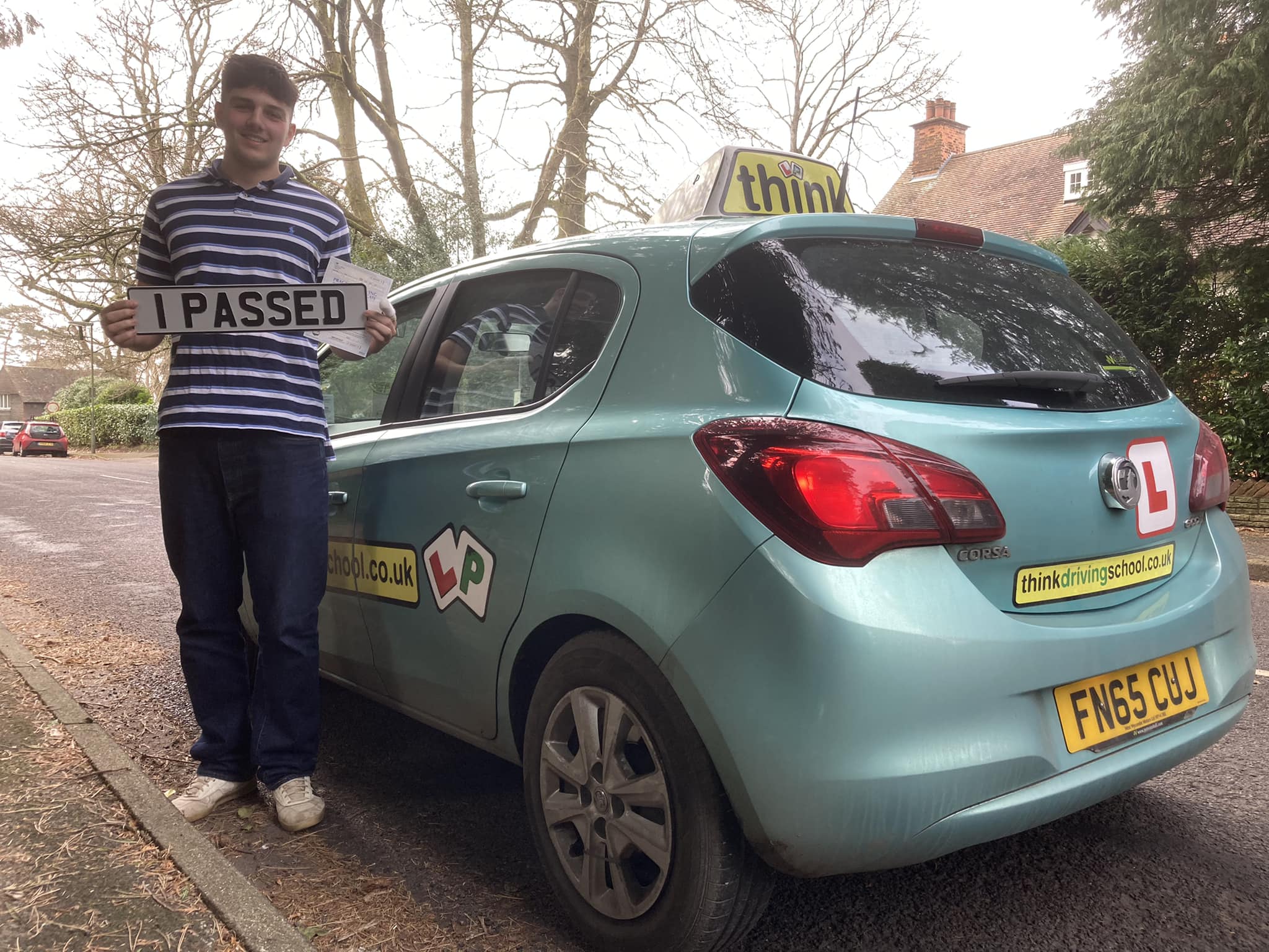 Passed with think driving school February 2023 and left this 5 star review