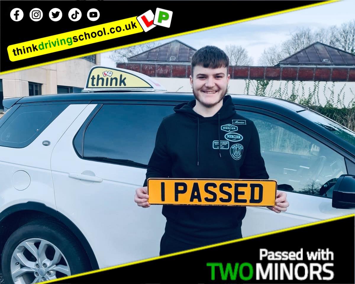 Passed with think driving school January 2024 and left this 5 star review