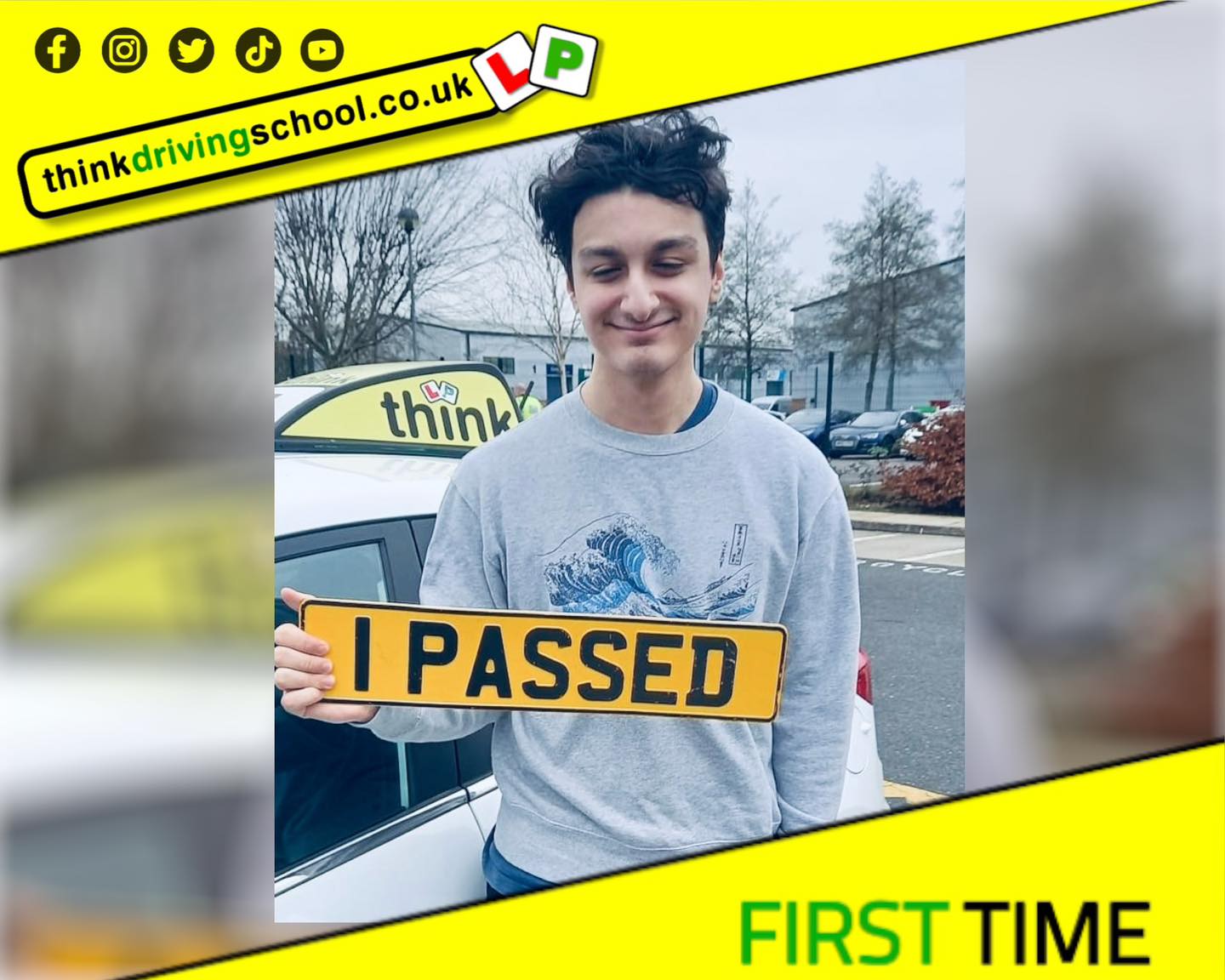 Passed with think driving school January 2024 and left this 5 star review