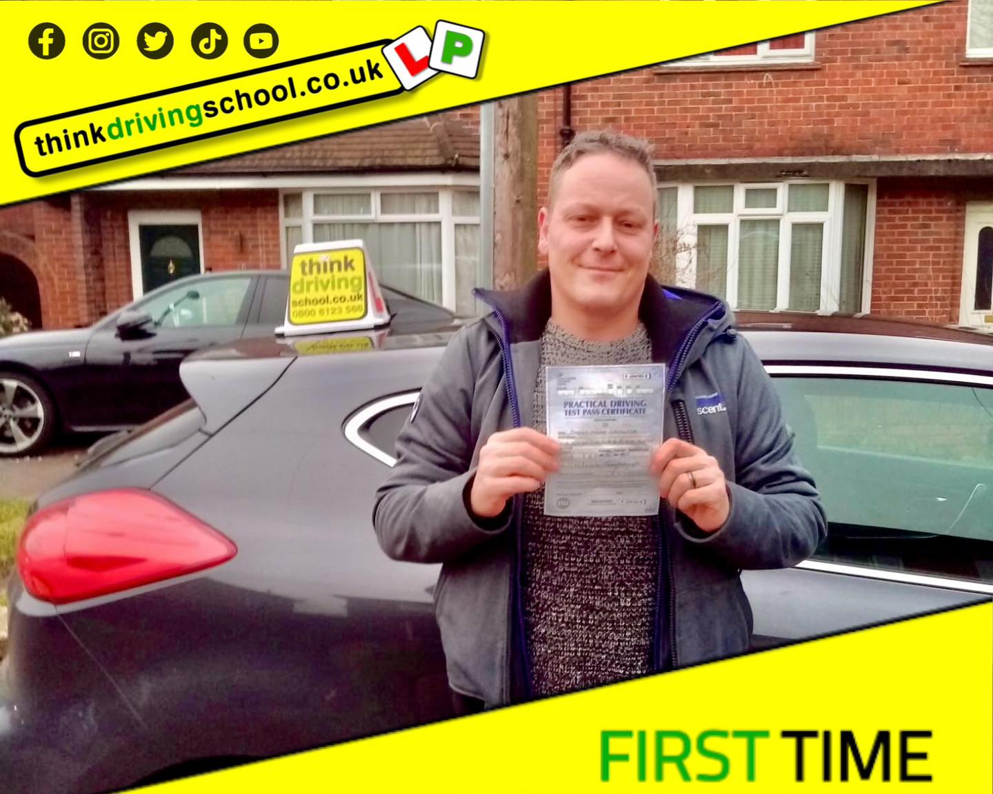 Passed with think driving school January 2024 and left this 5 star review