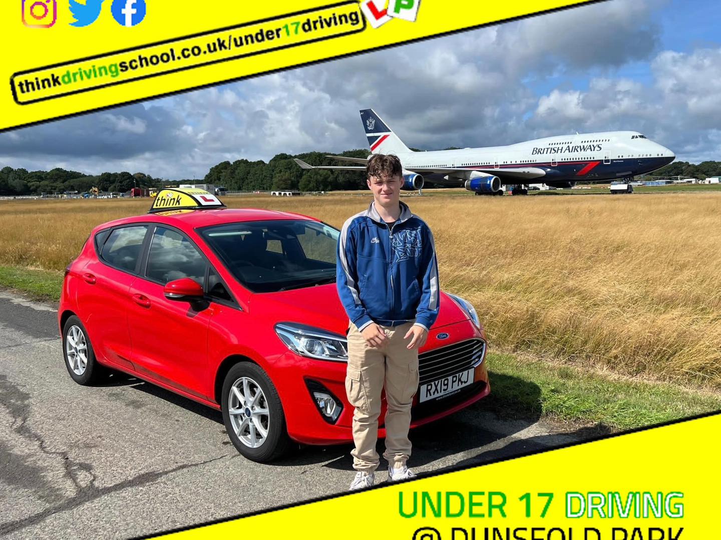 Driving School Hampshire pass Photo Passed with think driving school JULY 2023 and left this 5 star review