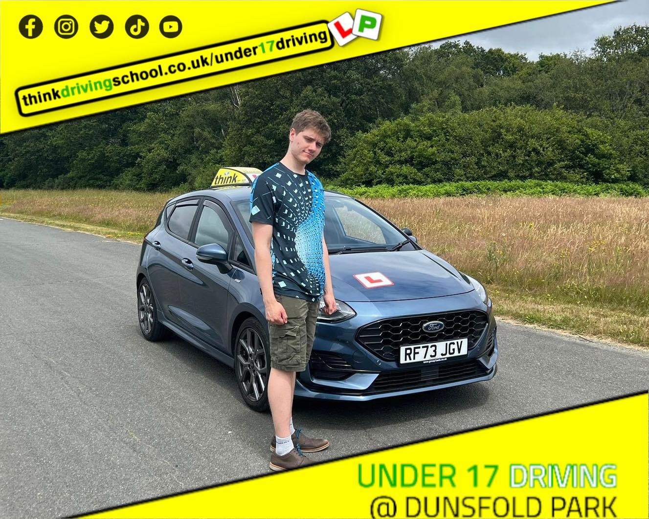 under 17 driving experiece at dunsfold park 2024